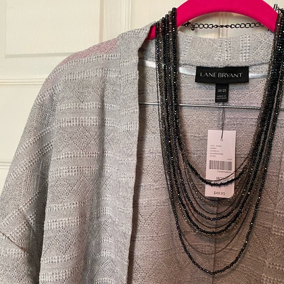 Gray Textured Cardigan - Picture 3 of 5